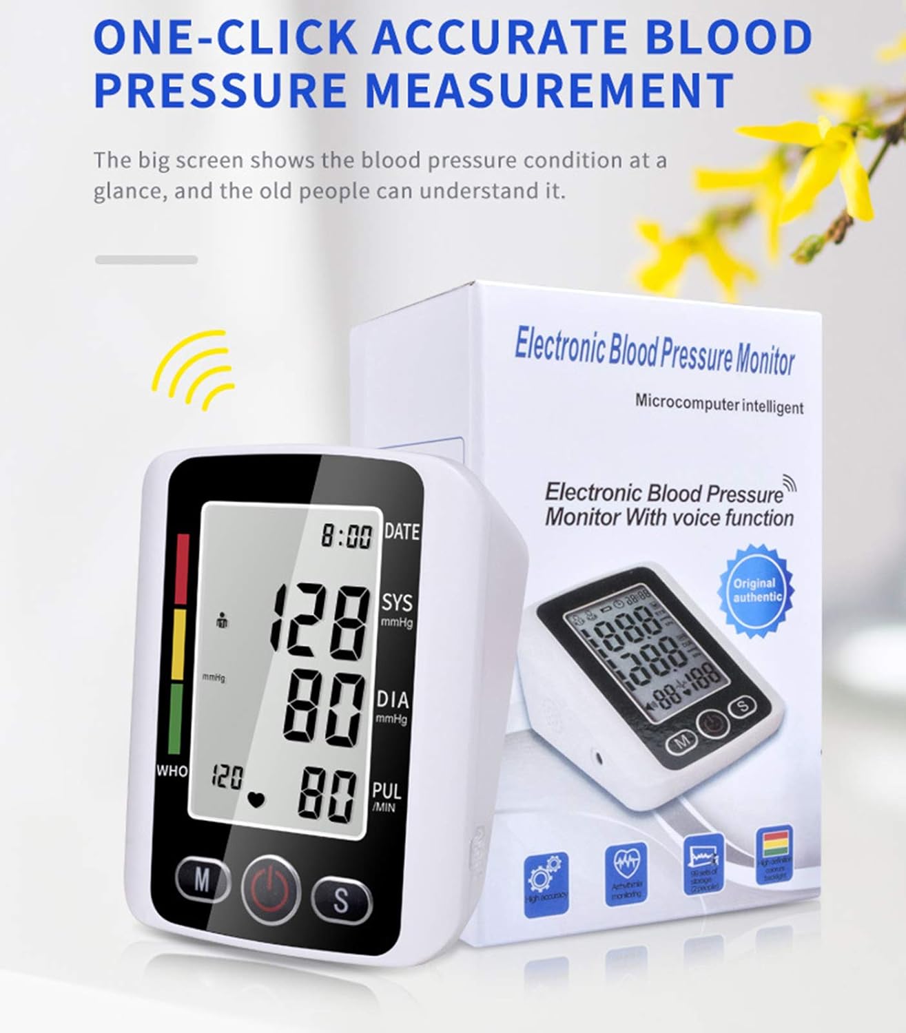Intelligent Arm-Type Home Blood Pressure Meter