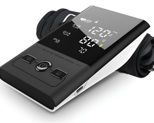 Blood Pressure Monitor Upper Arm BP Machine with Adjustable Large Cuff