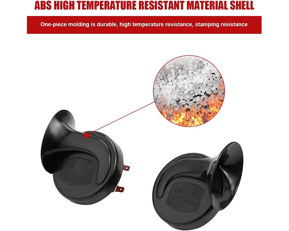 12V Waterproof Air Snail Horn for Car, Truck, Boat