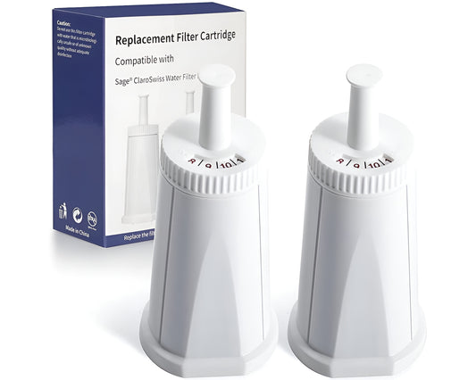 Coffee Machine Water Filter BES008 – 2 Pack Replacement Water Filters for Espresso Machines