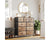 9-Drawer Dresser, Fabric Storage Dresser for Bedroom, Closet, Entryway, Tall Chest Organizer Unit with Fabric Bins, Sturdy Frame, Easy Pull Handles Wooden Top, Rustic Brown
