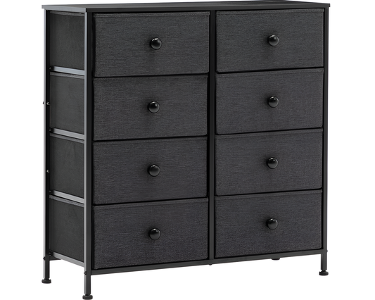 8 Drawer Tall Boy Storage Chest