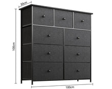 Tallboy 9 Drawers Chest of Drawers