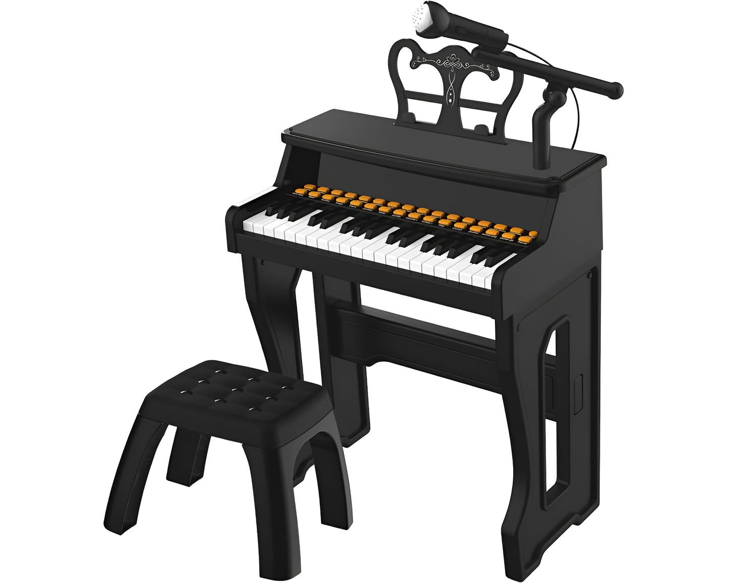 Keyboard Piano 37 Keys Musical Toy with Stool