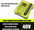 OP401 40V Battery Charger – Compatible with Ryobi 40V Lithium Batteries