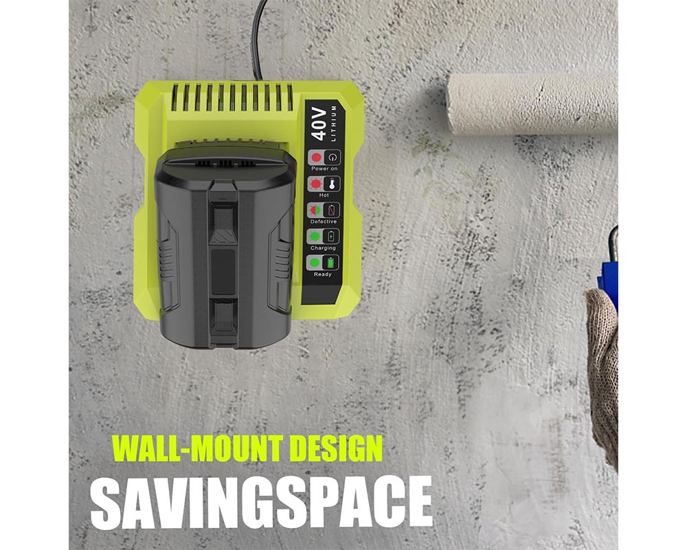 OP401 40V Battery Charger – Compatible with Ryobi 40V Lithium Batteries