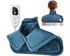 Heating Pad for Neck and Shoulders – Electric Weighted Heating Pad for Back Pain Relief – 6 Heat Settings & 4 Timers – Perfect Christmas Gift for Women, Men, Moms, Dads (Blue)