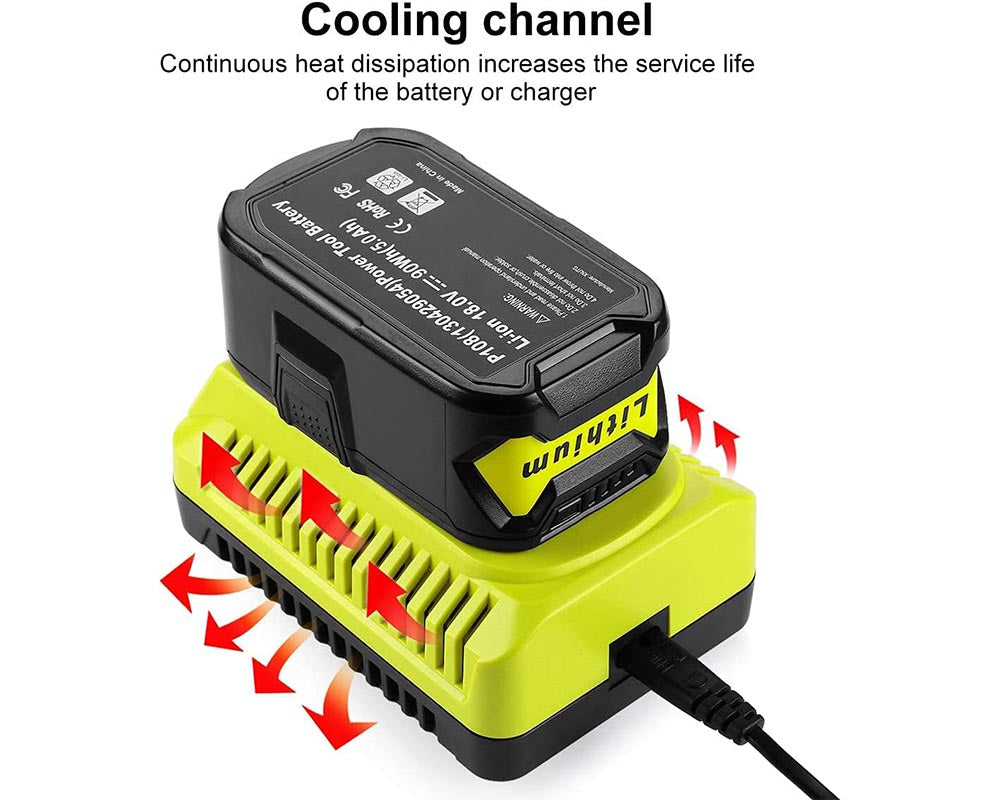 12V-18V Replacement Charger for Ryobi Tools Battery Replacement RYOBI battery Charger