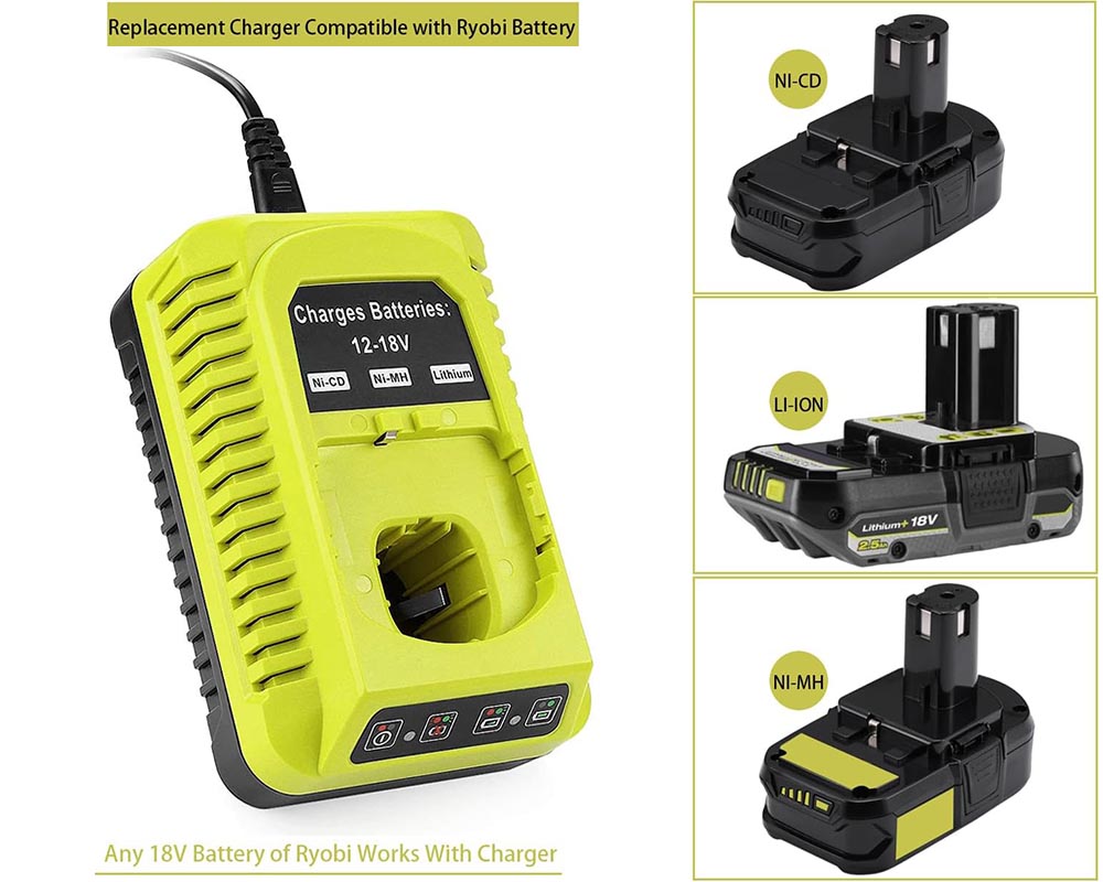 12V-18V Replacement Charger for Ryobi Tools Battery Replacement RYOBI battery Charger