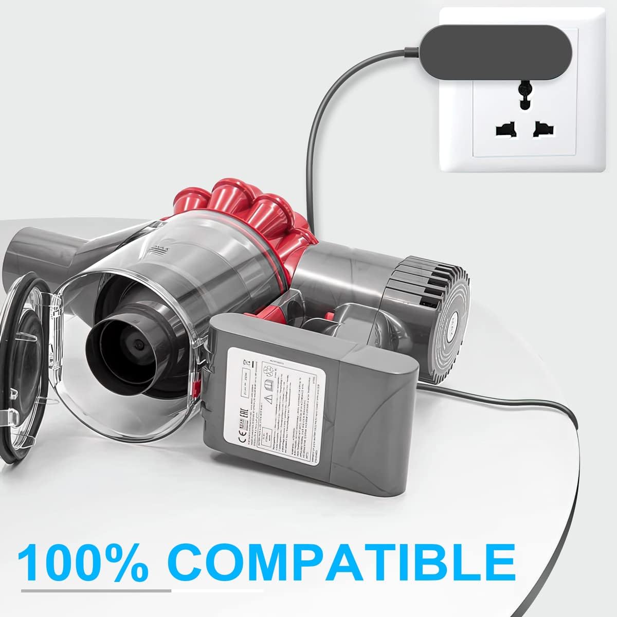 V6 V7 V8 Charger for Dyson - AU Plug Replacement Charger for Dyson Cordless Vacuums (26.1V)