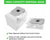 12 Pack Eco-Friendly Disposal Vacuum Dust Bags for iRobot Roomba i7/i7+, E5/E6, and s9 Series Dust Bags for iRobot Roomba
