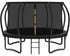 10FT Recreational Trampoline with Enclosure Net and Ladder