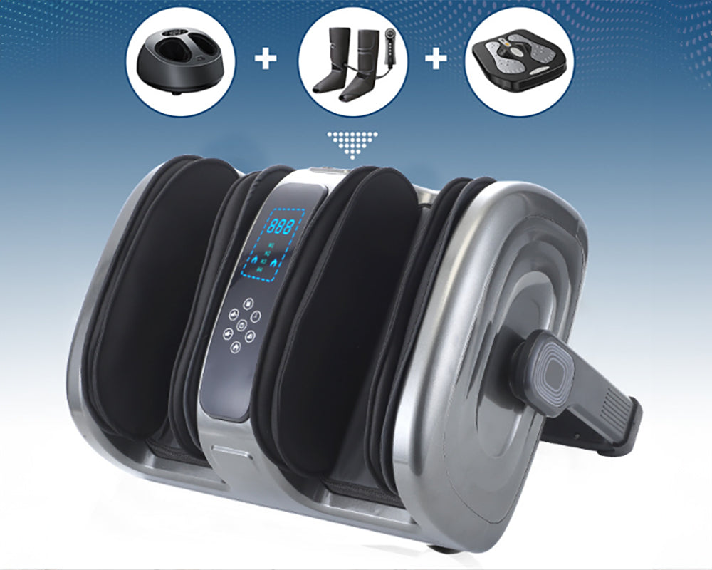 Foot and Calf Massager with Deep Kneading Shiatsu and Heat