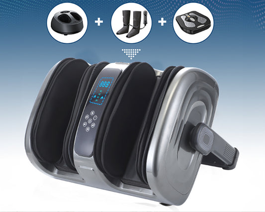 Foot and Calf Massager with Deep Kneading Shiatsu and Heat