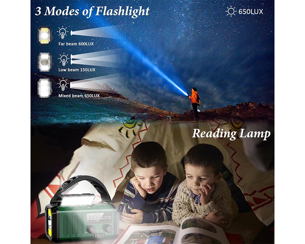 Emergency Radio Emergency Light