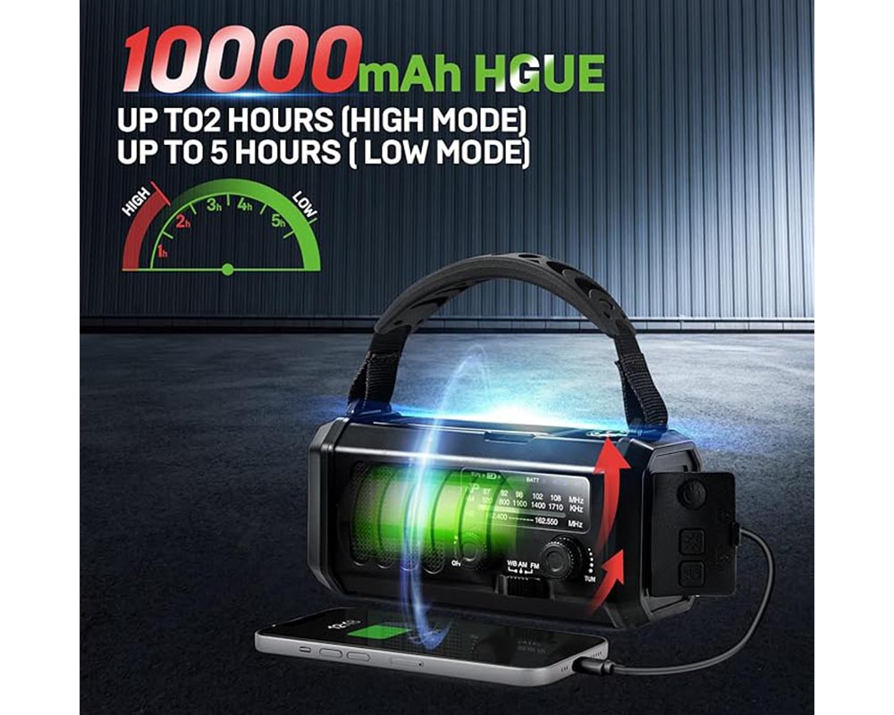 Emergency Radio Emergency Light