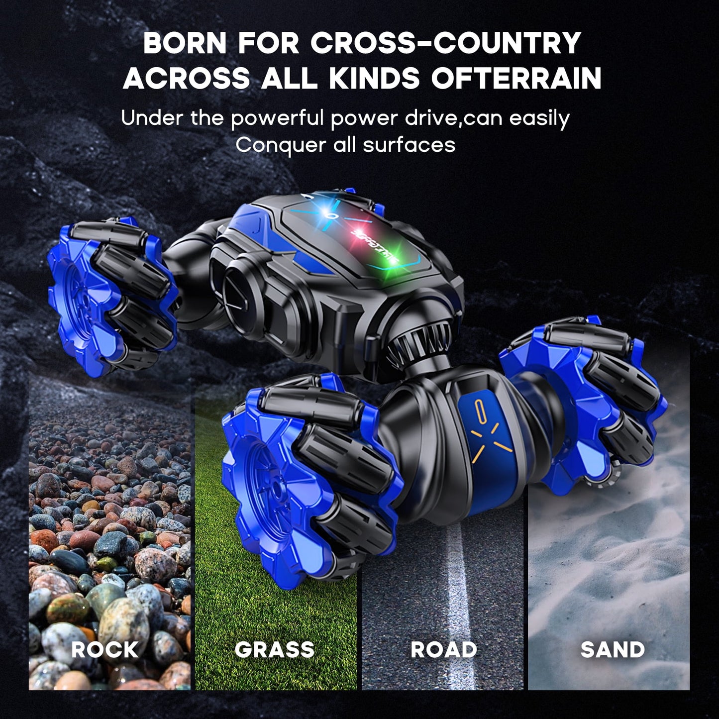 Stunt RC Car Gesture Sensing Remote Twisting Drift Vehicle Off-RoadTruck Toy