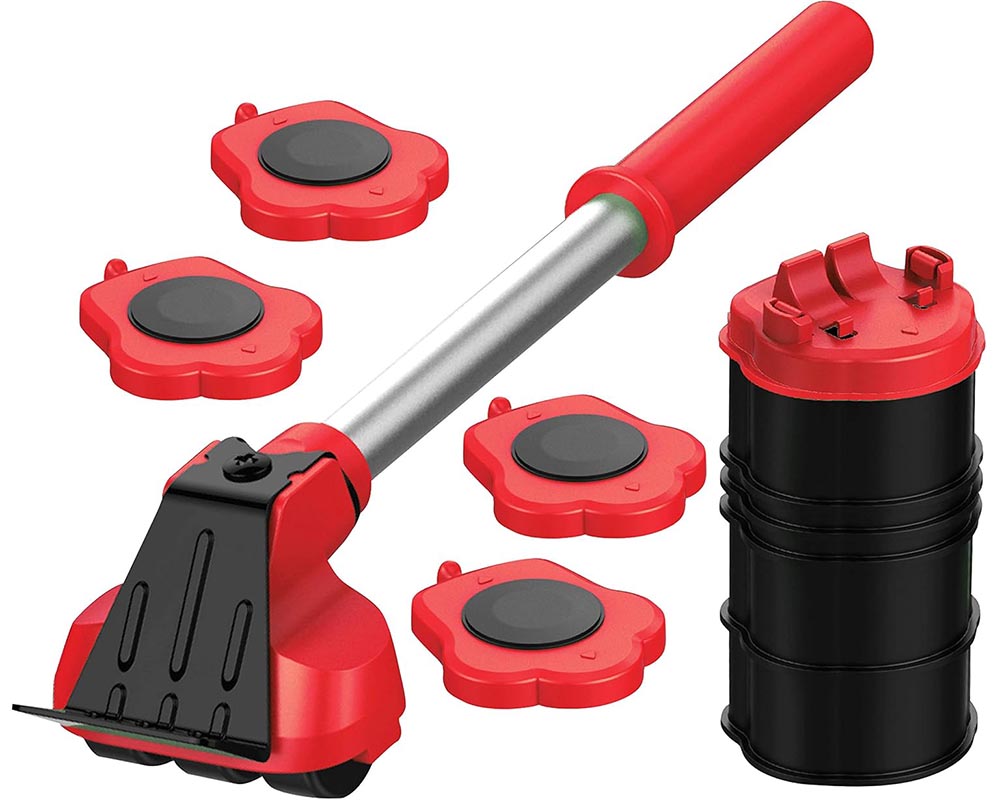 Heavy Duty Furniture Lifter with Sliders 5-Piece Set for Effortless Moving