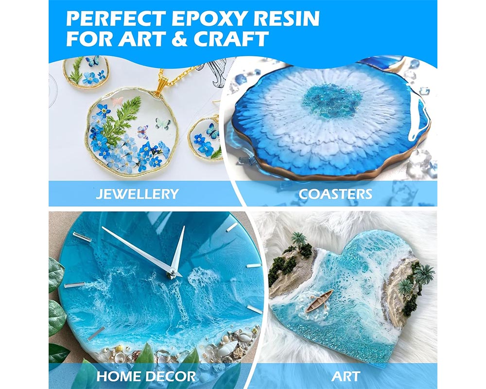 Epoxy Resin 2000ml for DIY Jewelry Art and Crafts Epoxy Resin