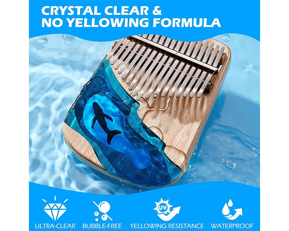 4000ml Epoxy Resin for DIY Jewelry, Art, and Crafts