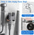 Handheld Bidet Sprayer for Toilet - Dual Control Valve Adjustable Water Pressure (Grey)