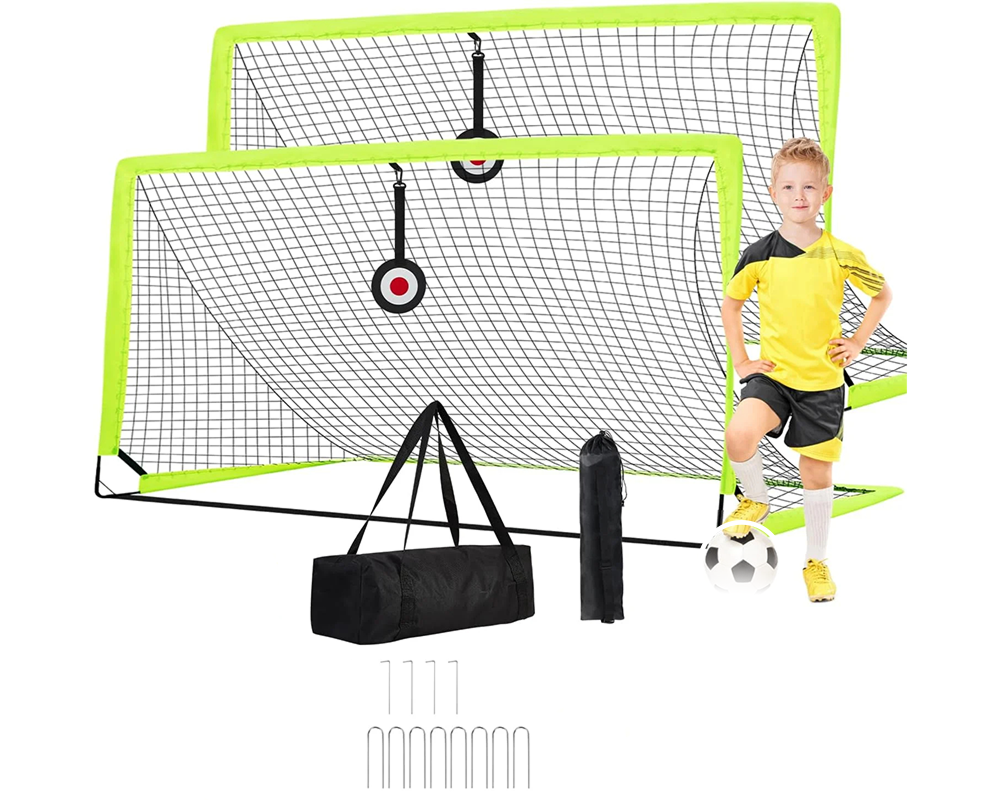 Kids Soccer Goal Set Portable Foldable Pop Up Soccer Net