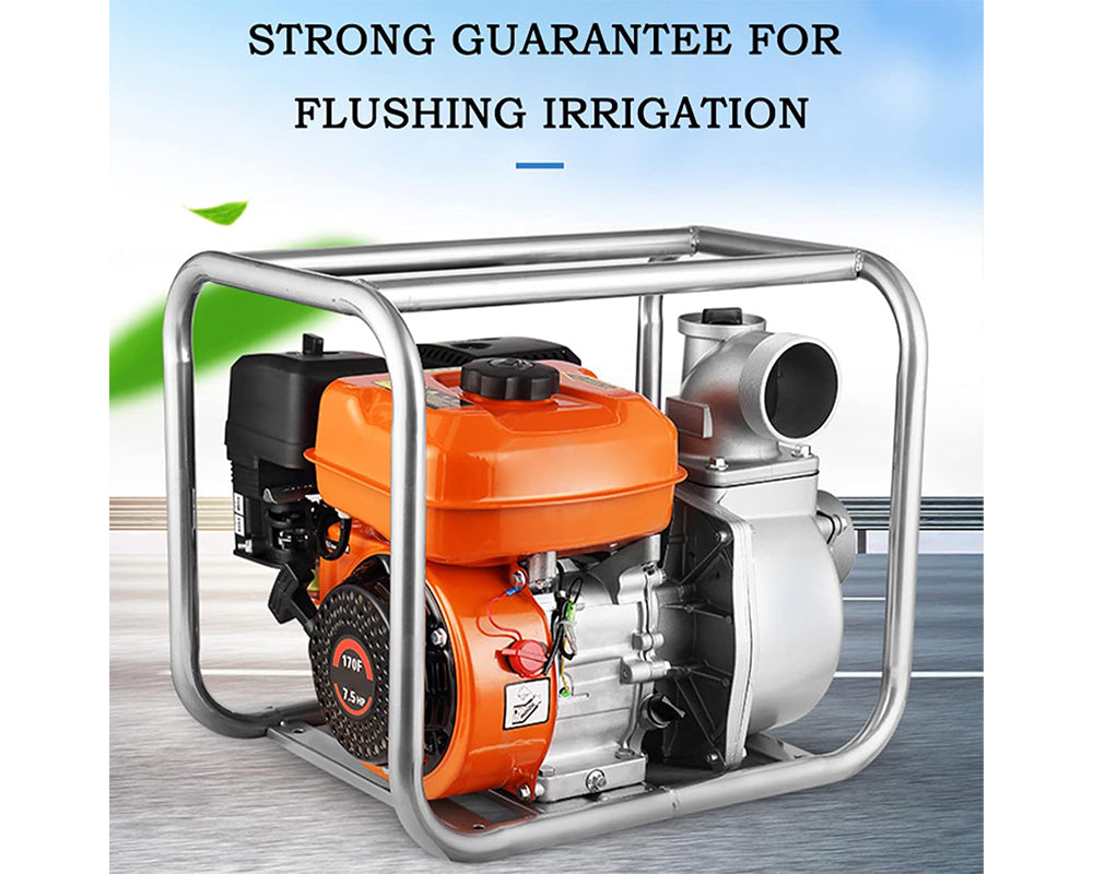 Portable Water Pump 4 Inch – 8.5HP Petrol Engine Portable Water Pump