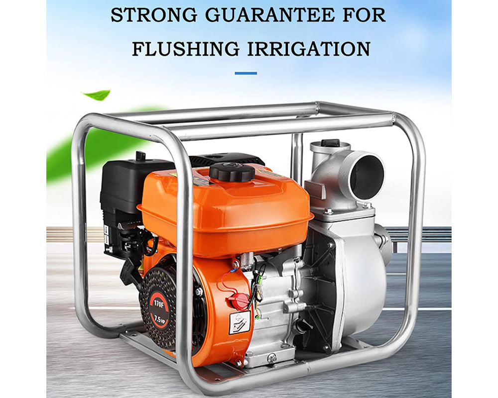 Portable Water Pump 4 Inch – 8.5HP Petrol Engine Portable Water Pump