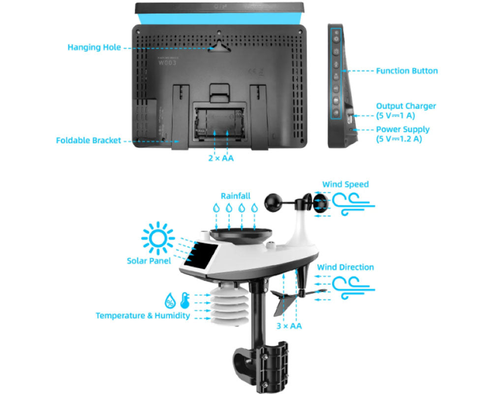 Weather Station WiFi Wireless Weather Station