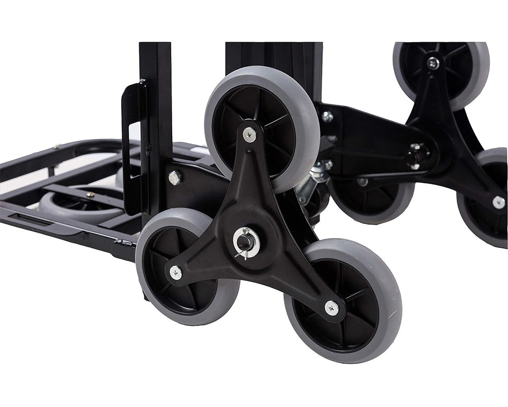 Stair Climbing Cart – Portable Heavy Duty Climbing Cart with 8 Wheels Hand Trolley for Easy Transport