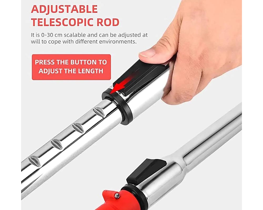 Foldable Cordless Strimmer - Electric Lawn Mower & Brush Cutter