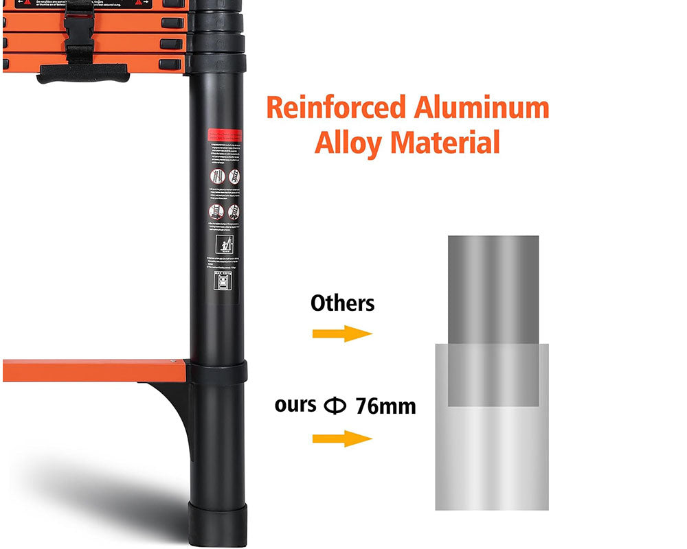 4.4M Telescoping Ladder – Portable, Durable, and Multi-Purpose