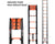4.4M Telescoping Ladder – Portable, Durable, and Multi-Purpose