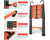 3.8M Telescoping Ladder with Hooks – Compact, Portable, and Multi-Purpose