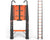 3.8M Telescoping Ladder with Hooks – Compact, Portable, and Multi-Purpose