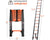Multi-Purpose Aluminum Telescopic Ladder 3.8 Meter