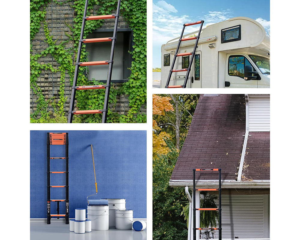 Multi-Purpose Aluminum Telescopic Ladder 3.8 Meter