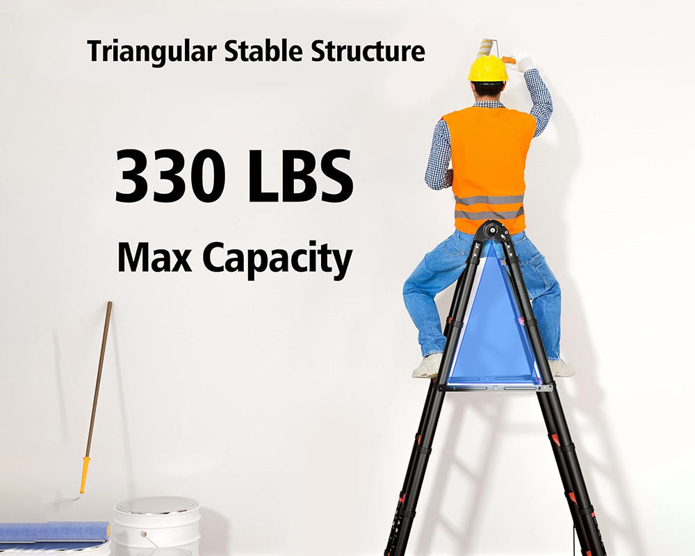 3.8M Extension Ladder telescopic ladder A frame