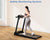Portable Foldable Treadmill for Home with 158 KG Capacity and LED Display 3.0 HP Walking Pad with Handle Bar