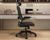 Office Chair with Lumbar Support, Armrests, Adjustable Headrest – High Back Swivel Computer Chair for Home Office (Black)
