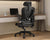 Office Chair with Lumbar Support, Armrests, Adjustable Headrest – High Back Swivel Computer Chair for Home Office (Black)