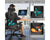 Office Chair with Lumbar Support, Armrests, Adjustable Headrest – High Back Swivel Computer Chair for Home Office (Black)