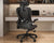 Office Chair with Lumbar Support, Armrests, Adjustable Headrest – High Back Swivel Computer Chair for Home Office (Black)