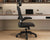 Office Chair with Lumbar Support, Armrests, Adjustable Headrest – High Back Swivel Computer Chair for Home Office (Black)