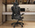 Office Chair with Lumbar Support, Armrests, Adjustable Headrest – High Back Swivel Computer Chair for Home Office (Black)