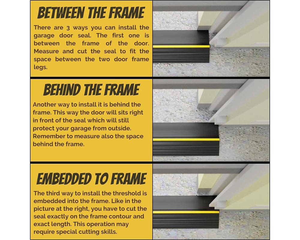 Garage Door Seal 3M – Heavy Duty Garage Door Seal Weather Stripping