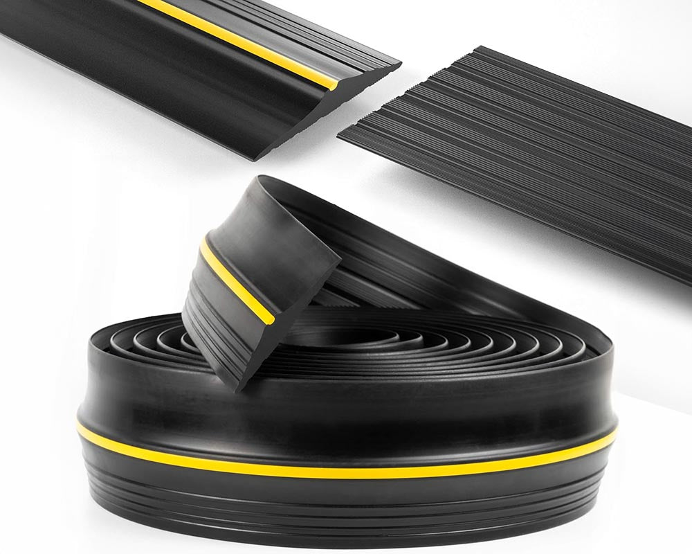 6M Garage Door Seal - Weatherproof Bottom Seal PVC Rubber Garage Door Threshold Seal