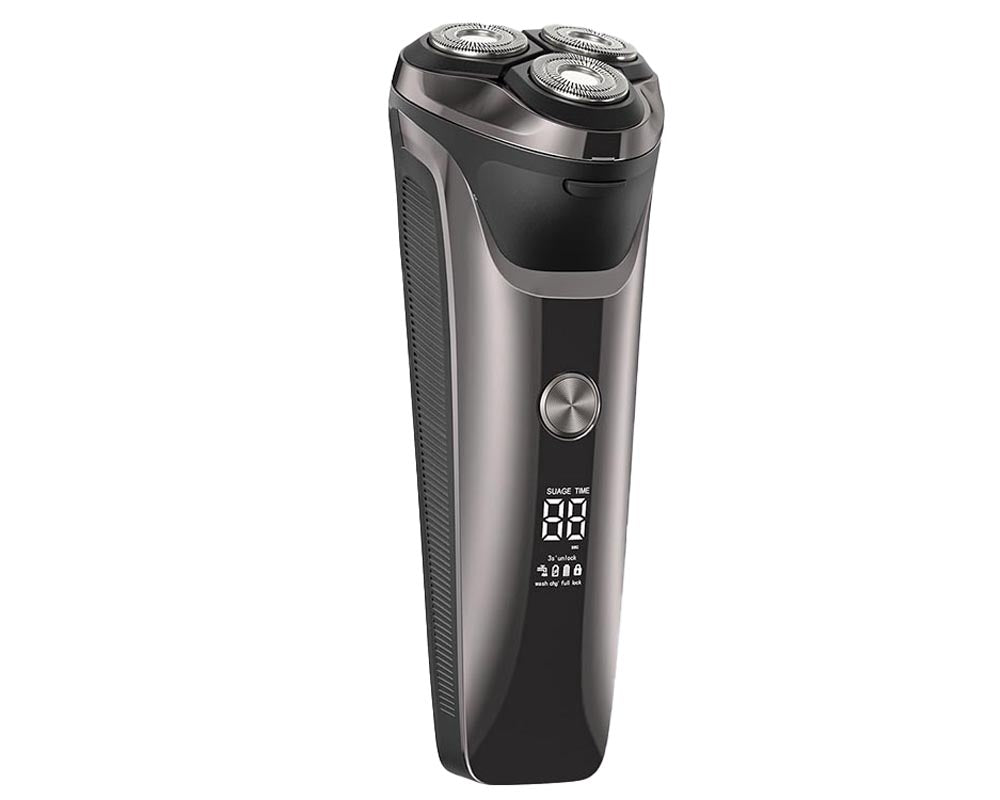 Beard Trimmer  IPX7 Waterproof Electric Razor with Pop-Up Trimmer & LED Display