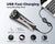 Beard Trimmer  IPX7 Waterproof Electric Razor with Pop-Up Trimmer & LED Display