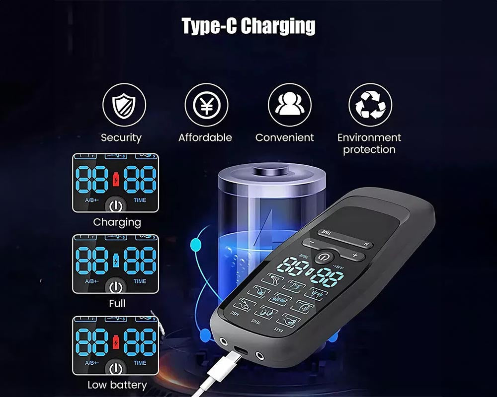 27 Modes TENS Unit Muscle Therapy Pain Relief Stimulator Machine